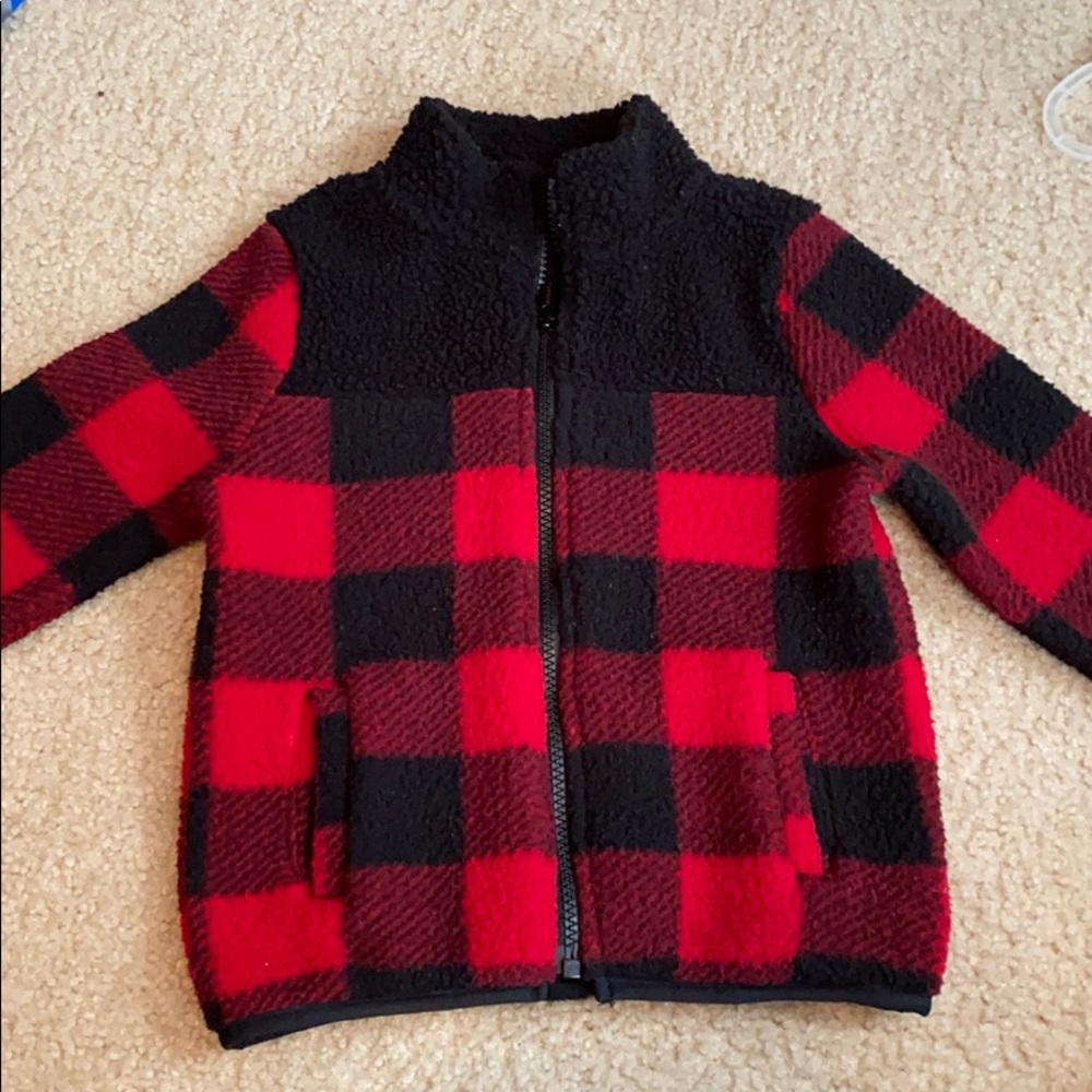 Boys Old Navy 4t Buffalo plaid jacket